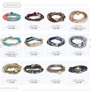 Chloe + Isabel Jewelry - Bead + Ribbon Multi-Wrap Bracelet Chloe + Isabel Jewelry - Bead + Ribbon Multi-Wrap Bracelet